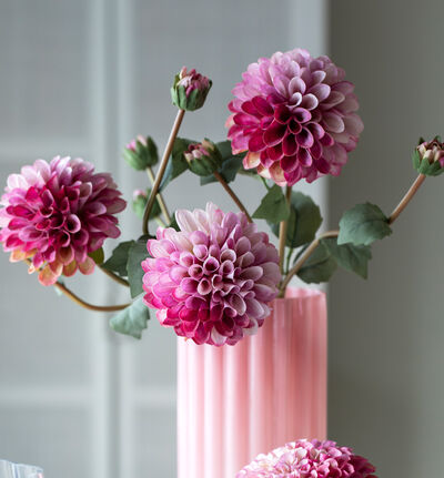 Kunstig lilla dahlia 49 cm Kunstig lilla dahlia 49 cm